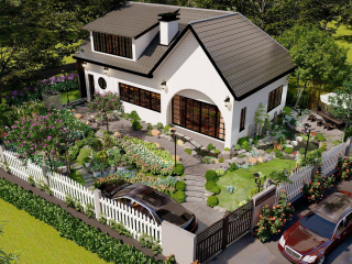 Thiết Kế Biệt Thự Sân Vườn – Không Gian Xanh Chuẩn Resort