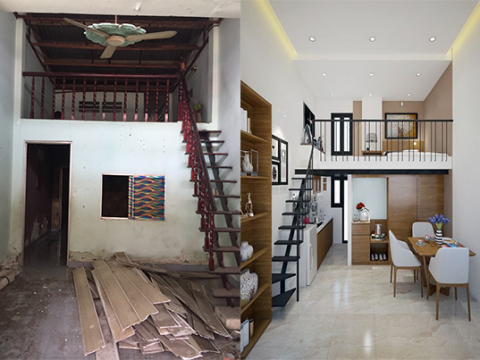 Album cải tạo nhà ở đẹp – Không gian mới đầy tiện nghi