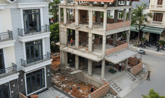 Những quy chuẩn quan trọng khi xây dựng nhà phố